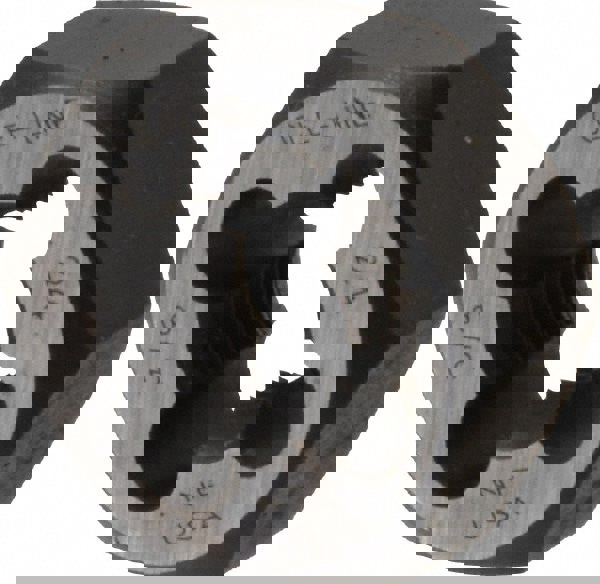 Hex Rethreading Die: 3/8-24, Right Hand, Carbon Steel