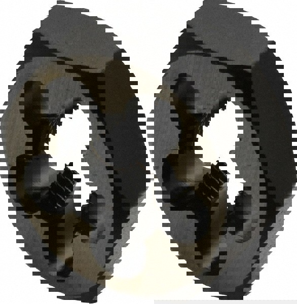 Hex Rethreading Die: 9/16-18, Right Hand, Carbon Steel