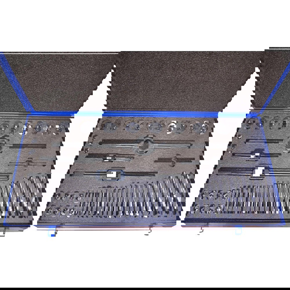 Tap & Die Set: 1/4-20 to 1-12 Taps, 1/4-20 to 1-12 Dies