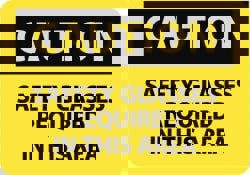 Accident Prevention Sign: Rectangle, 