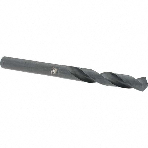 Reduced Shank Drill Bit: 33/64'' Dia, 1/2'' Shank Dia, 118 , High Speed Steel