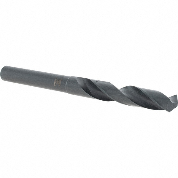 Reduced Shank Drill Bit: 35/64'' Dia, 1/2'' Shank Dia, 118 , High Speed Steel