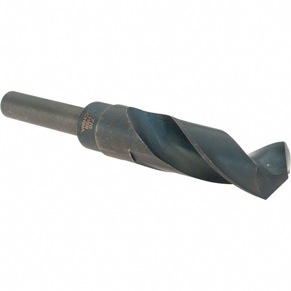 Reduced Shank Drill Bit: 7/8'' Dia, 1/2'' Shank Dia, 118 , High Speed Steel