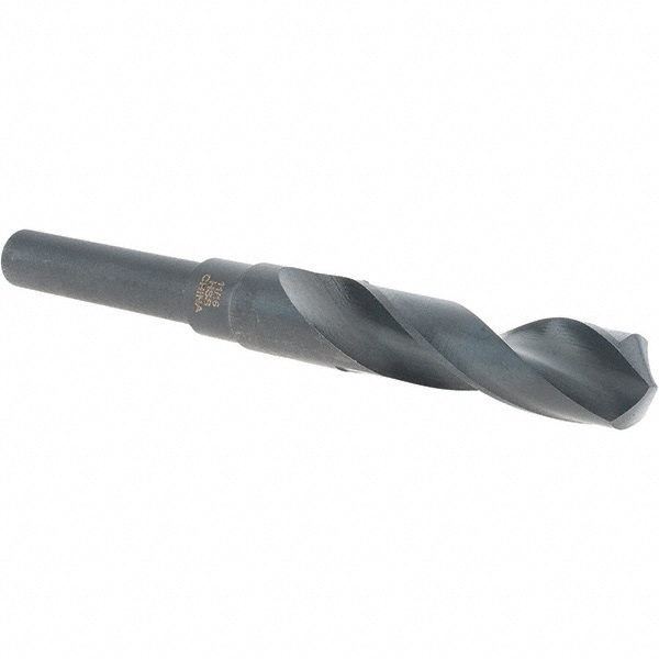 Reduced Shank Drill Bit: 1-1/8'' Dia, 1/2'' Shank Dia, 118 , High Speed Steel