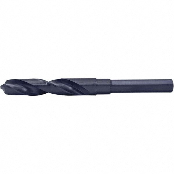 Reduced Shank Drill Bit: 0.6563'' Dia, 1/2'' Shank Dia, 118 deg, High-Speed Steel