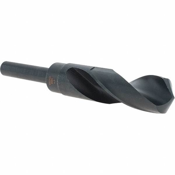 Reduced Shank Drill Bit: 1'' Dia, 1/2'' Shank Dia, 118 , High Speed Steel
