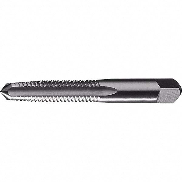 Straight Flute Tap: M16x2.00 Metric Coarse, 4 Flutes, Taper, High Speed Steel, Bright/Uncoated