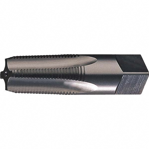 Standard Pipe Tap: 1/4-18, NPT, 4 Flutes, High Speed Steel, Bright/Uncoated