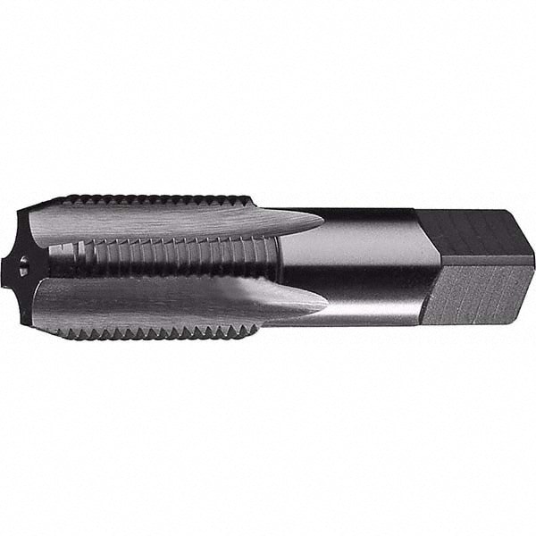 Standard Pipe Tap: 1/2-14, NPSC, 4 Flutes, High Speed Steel, Bright/Uncoated