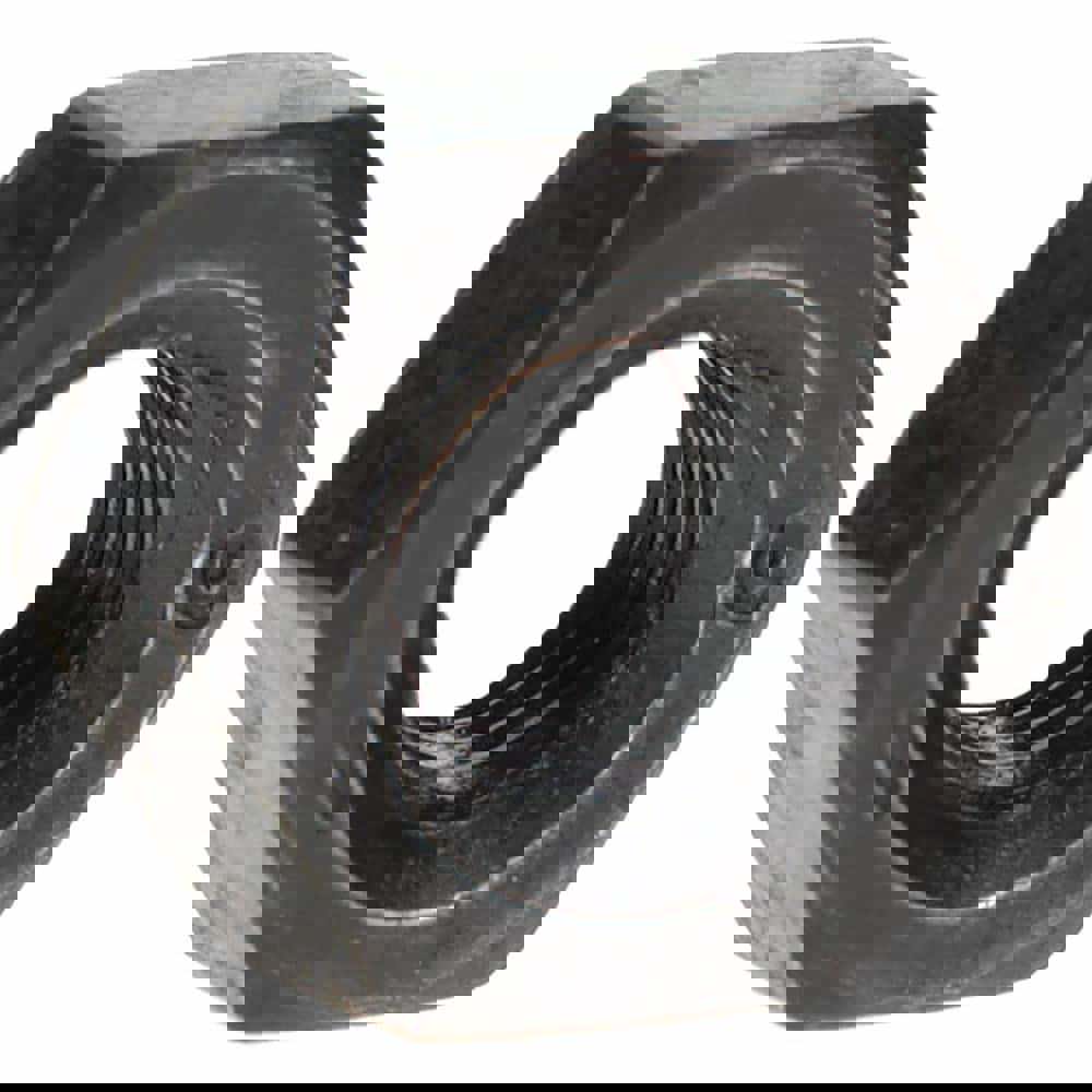 Hex Nut: 1/4-28, Grade 8 Steel, Black Oxide Finish