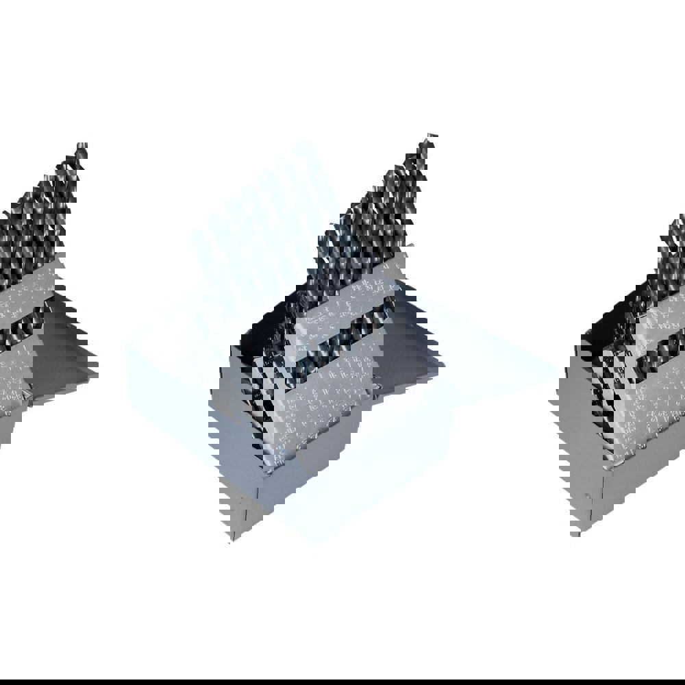 Drill Bit Set: Jobber Length Drill Bits, 29 Pc, 0.0625