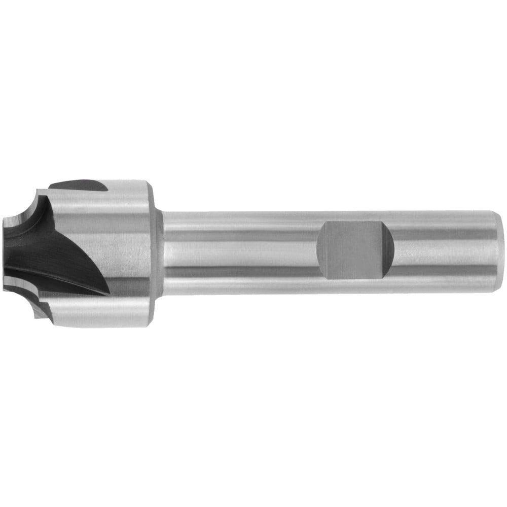 Corner Rounding End Mills; Mill Diameter (mm): 15.88 ; Mill Diameter (Inch): 5/8 ; Mill Diameter (Decimal Inch): 0.6250 ; Length of Cut (mm): 12.7000 ; Number Of Flutes: 4 ; End Mill Material: High Speed Steel