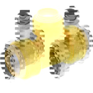 LF 3/4X3/4X1/2 BRS TEE PLUMBITE