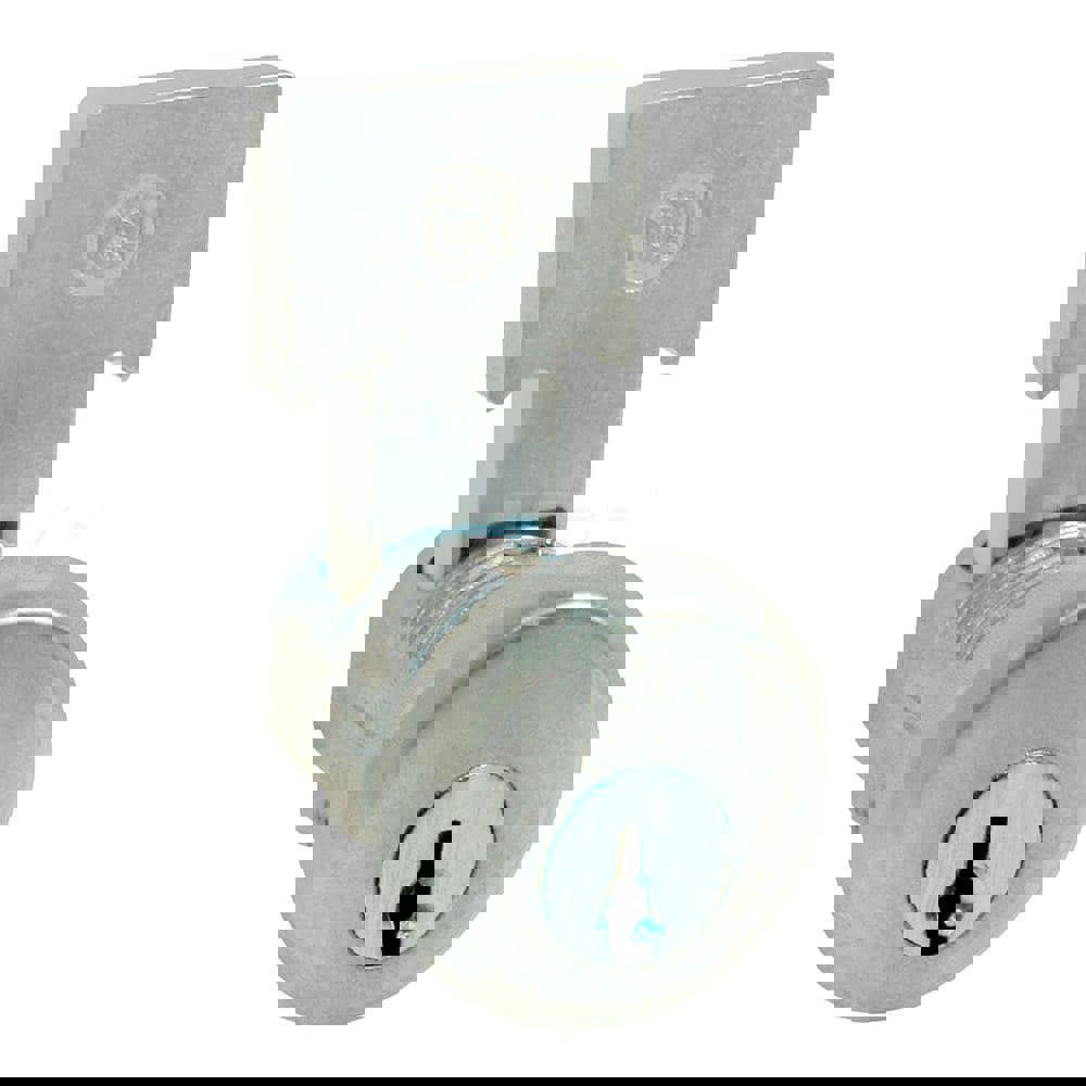 Camlocks, Side Latches & Pawl Latches; Lock Type: Deadbolt Cabinet & Drawer; 4-Pin Tumbler Keyed Lock Only; Heavy-Duty; Standard ; Key Type: Keyed Different ; Fastening Style: Nut ; Camlock Style: Straight ; Finish/Coating: Dull Chrome; Dull Chrome