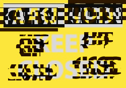 Accident Prevention Label: 