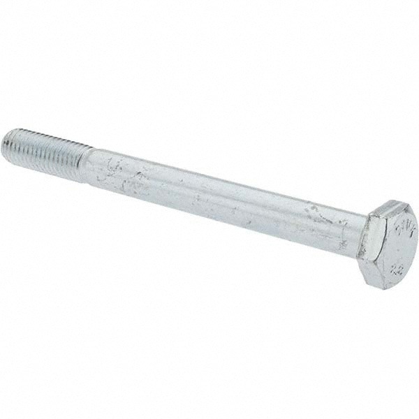 Hex Head Cap Screw: M10 x 1.50 x 110 mm, Grade 8.8 Steel, Zinc-Plated