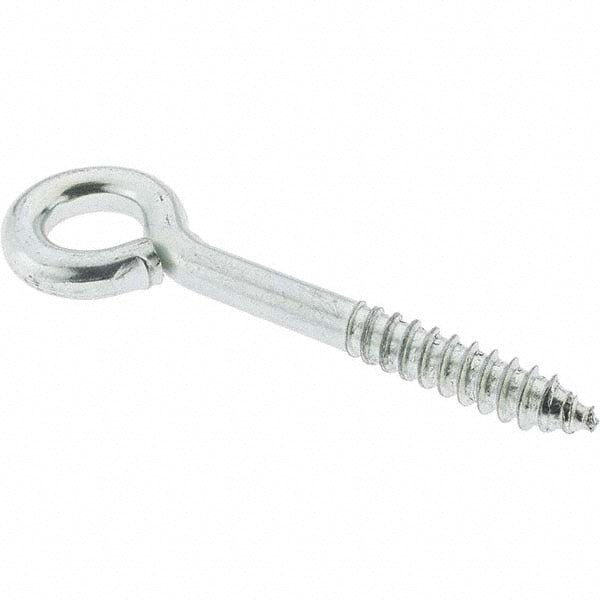 5/16, Zinc-Plated Finish, Forged Steel Forged Eye Bolt