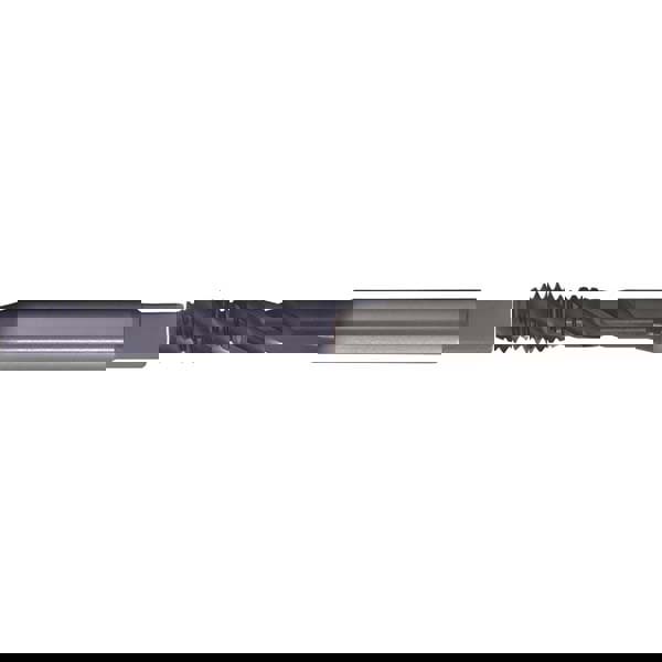 Spiral Flute Tap: M16 x 1.50, Metric Fine, 4 Flute, Modified Bottoming, 6H Class of Fit, TiAlN Finish