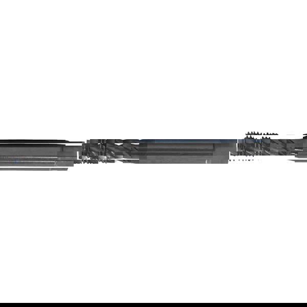 Spiral Flute Tap: 5/8-11, DIN & ANSI, 4 Flute, Modified Bottoming, 2B Class of Fit, HSS-E, Black Oxide Finish