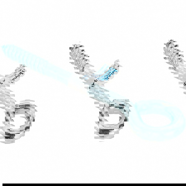 3/8, Zinc-Plated Finish, Forged Steel Forged Eye Bolt