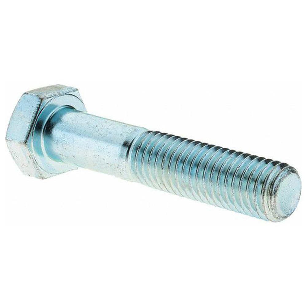 Hex Head Cap Screw: M10 x 1.50 x 40 mm, Grade 10.9 Steel, Zinc-Plated