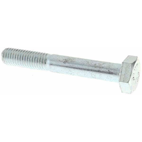 Hex Head Cap Screw: M10 x 1.50 x 70 mm, Grade 10.9 Steel, Zinc-Plated