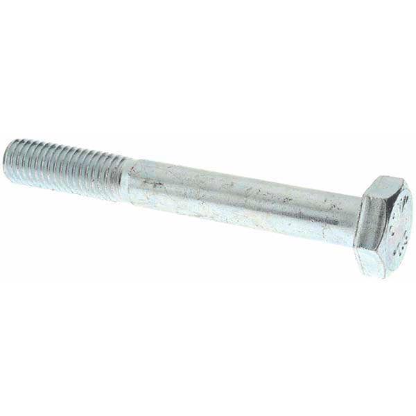 Hex Head Cap Screw: M10 x 1.50 x 80 mm, Grade 10.9 Steel, Zinc-Plated