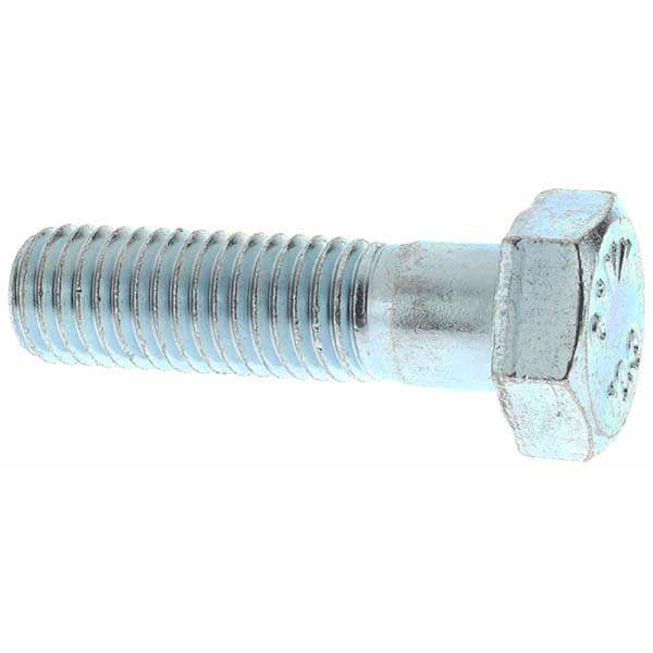 Hex Head Cap Screw: M14 x 2.00 x 50 mm, Grade 10.9 Steel, Zinc-Plated