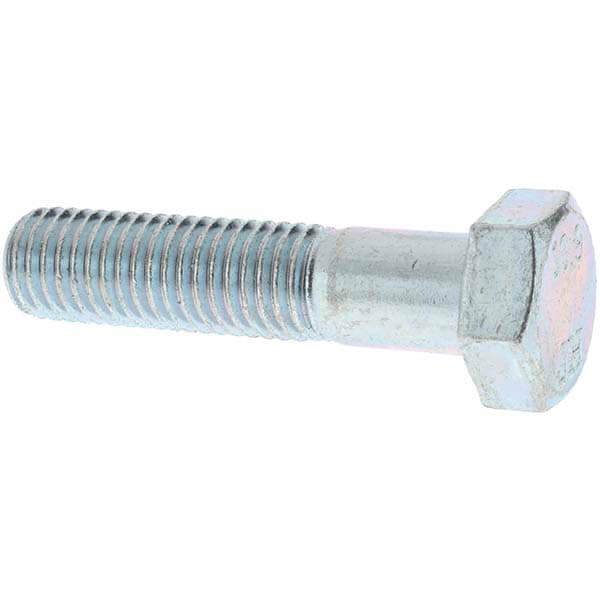 Hex Head Cap Screw: M14 x 2.00 x 60 mm, Grade 10.9 Steel, Zinc-Plated