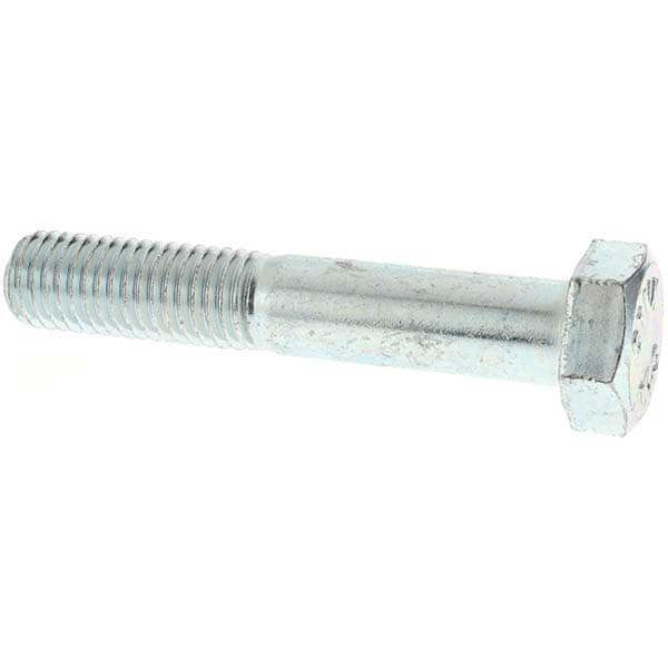 Hex Head Cap Screw: M14 x 2.00 x 80 mm, Grade 10.9 Steel, Zinc-Plated