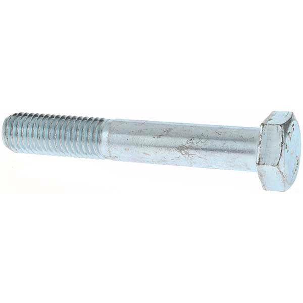 Hex Head Cap Screw: M14 x 2.00 x 90 mm, Grade 10.9 Steel, Zinc-Plated