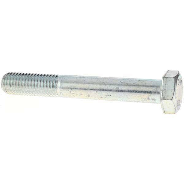 Hex Head Cap Screw: M14 x 2.00 x 100 mm, Grade 10.9 Steel, Zinc-Plated