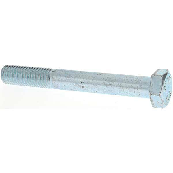 Hex Head Cap Screw: M14 x 2.00 x 110 mm, Grade 10.9 Steel, Zinc-Plated