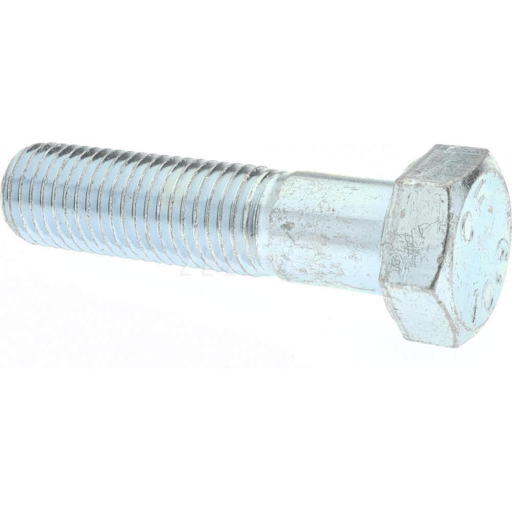 Hex Head Cap Screw: M16 x 2.00 x 65 mm, Grade 10.9 Steel, Zinc-Plated