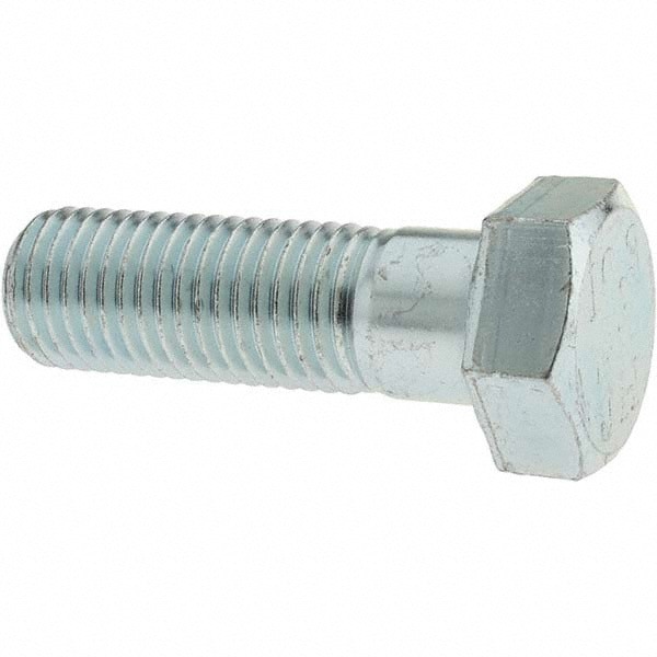 Hex Head Cap Screw: M24 x 3.00 x 75 mm, Grade 10.9 Steel, Zinc-Plated