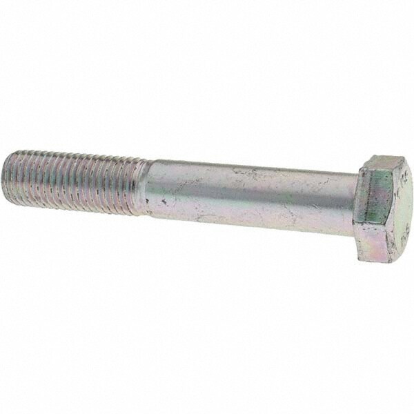Hex Head Cap Screw: 150.00 mm, Grade 10.9, Steel, Zinc Finish