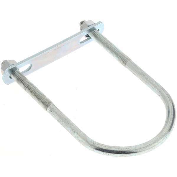 Round U-Bolt: Without Mount Plate, 5/16-18 UNC, 3