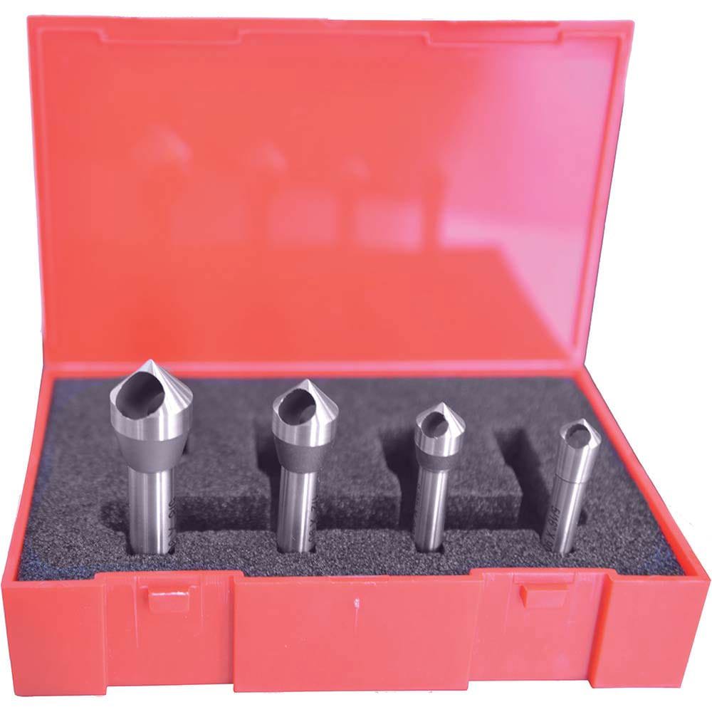 Countersink Set: 4 Pc, 5/16 to 5/8