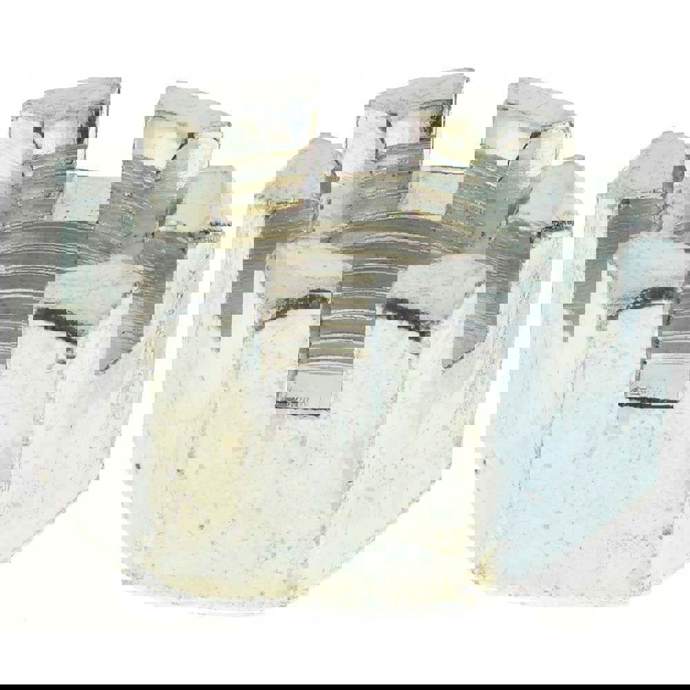 Hex Lock Nut: 1-14, Grade 2 Steel, Zinc-Plated