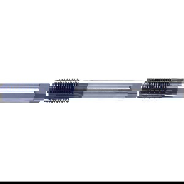 Spiral Point Tap: #2-56, UNC, 3 Flutes, Plug, 2B, HSS-E, Steam Oxide Finish