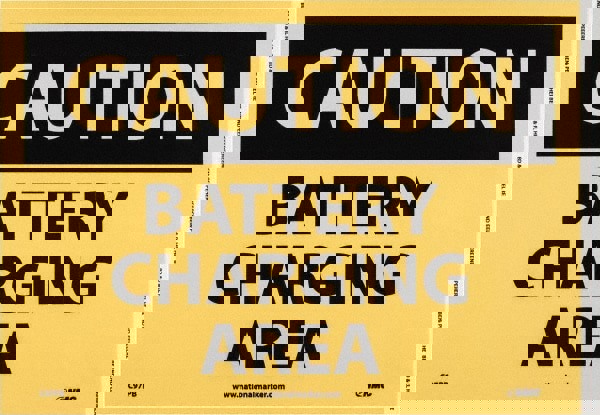 Accident Prevention Sign: Rectangle, 