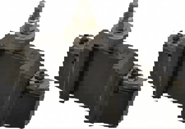 Lathe Tool Post Holder: Series CA, Number 16, Turning & Facing Holder for Carbide Triangular Inserts