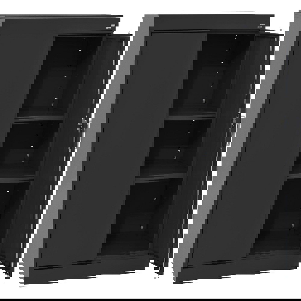 Storage Cabinets; Cabinet Type: Counter-Height ; Cabinet Material: Steel ; Width (Inch): 36 ; Depth (Inch): 24 ; Cabinet Door Style: Double Hinged Door ; Height (Inch): 36