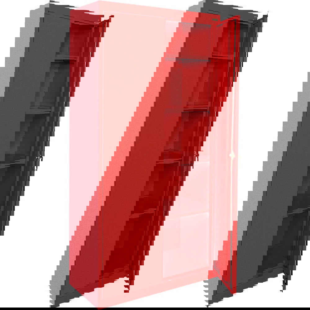 Storage Cabinets; Cabinet Type: Lockable Welded Storage Cabinet ; Cabinet Material: Steel ; Width (Inch): 36 ; Depth (Inch): 24 ; Cabinet Door Style: Double Hinged Door ; Height (Inch): 72