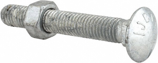 Carriage Bolt: 1/2-13, 3-1/2
