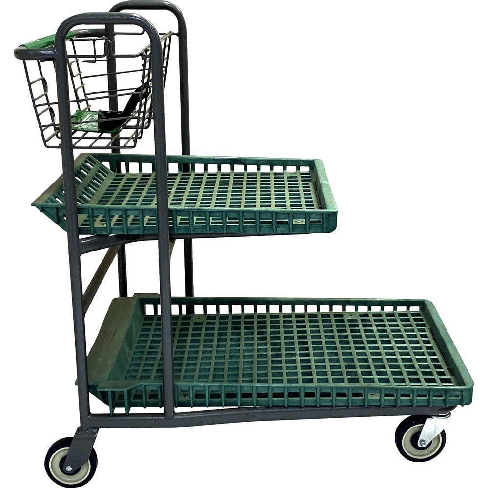 Bar, Panel & Platform Trucks; Truck Type: Garden Cart ; Load Capacity: 500 lb ; Platform Profile: Lipped ; Platform Style: Perforated ; Height (Inch): 44 ; Deck Surface: Smooth