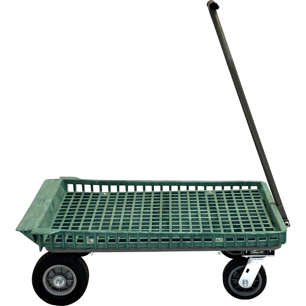 Bar, Panel & Platform Trucks; Truck Type: Garden Cart ; Load Capacity: 250 lb ; Platform Profile: Lipped ; Platform Style: Perforated ; Height (Inch): 21 ; Deck Surface: Smooth