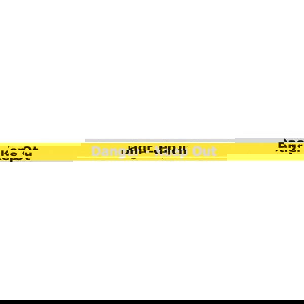 Pedestrian Barrier Replacement Cassette: Plastic, Yellow, Use with Tensabarrier