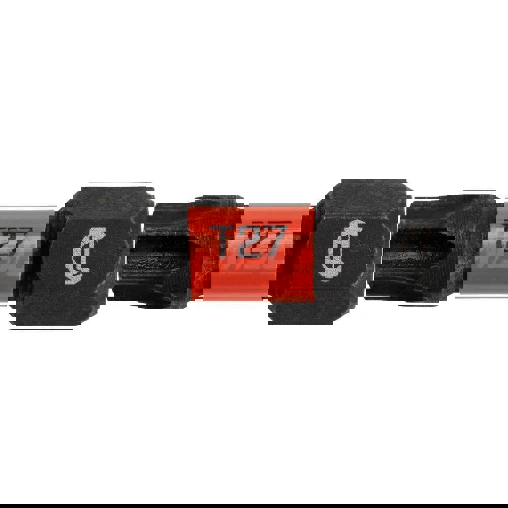 Torx Screwdriver Bits; Type: Bit ; Torx Size: T27 ; Overall Length (Inch): 1 ; Hex Size (Inch): 1/4 ; UNSPSC Code: 27112814