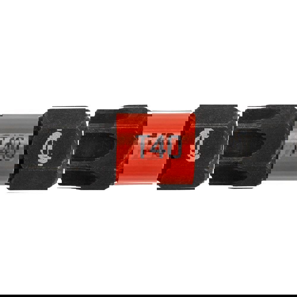 Torx Screwdriver Bits; Type: Bit ; Torx Size: T40 ; Overall Length (Inch): 1 ; Hex Size (Inch): 1/4 ; UNSPSC Code: 27112814